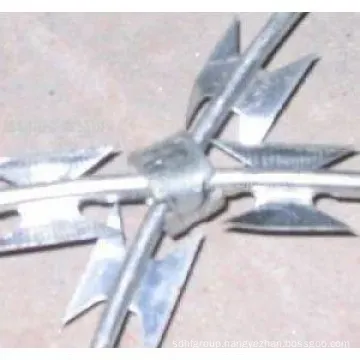 Hot dipped galvanized Razor Barbed Wire